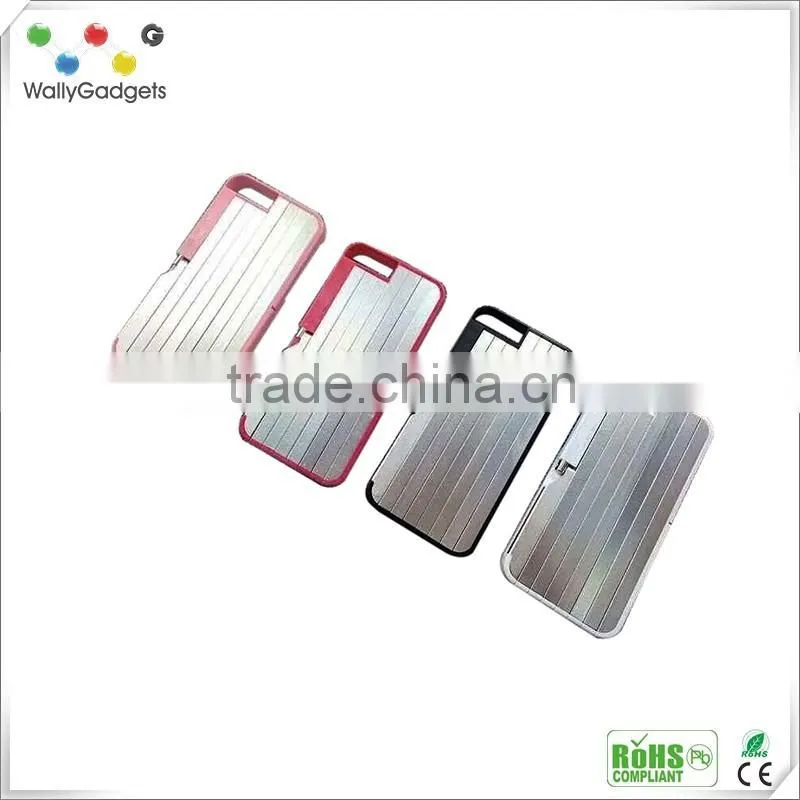 Promotional Flashy Adjustable Light Blinking 4.7" Plastic aluminium Selfie Stick led Case Cover For iPhone 6/6s