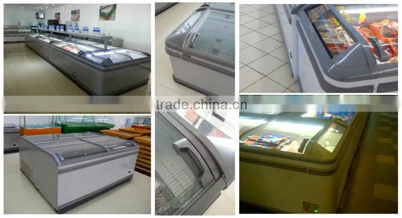 commercial fridge commercial freezer curved freezer island freezer