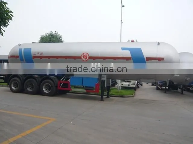 High performance 47.58m3 methyl ether lpg gas tanker semi trailer,lpg tank trailer,lpg trailer