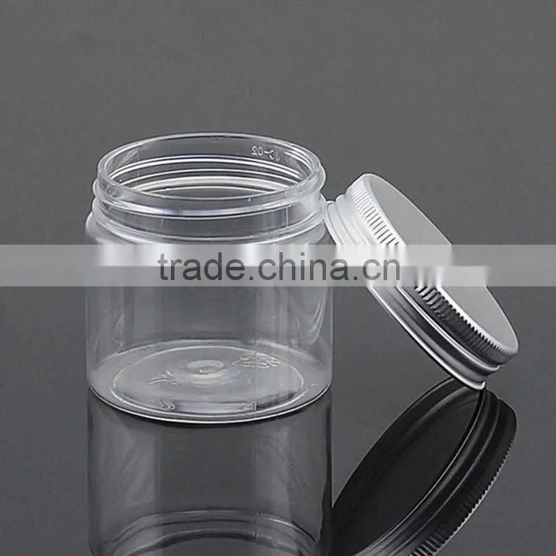 custom plastic Screw Aluminum Cap Bottles plastic bottles