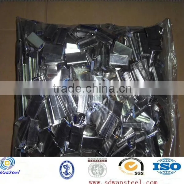 galvanized steel Packing Strap and Clip For 12.7-40MM