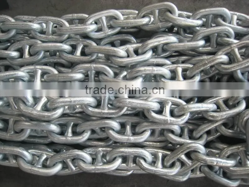 hot dip galvanized stud link chain