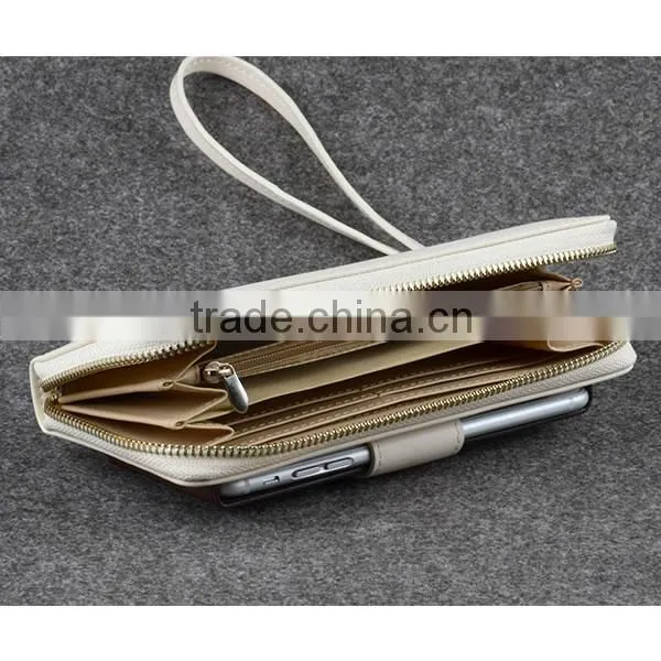 C&T Luxury Card Wallet Wrist Strap Purse Bag Case Cover for iphone 6
