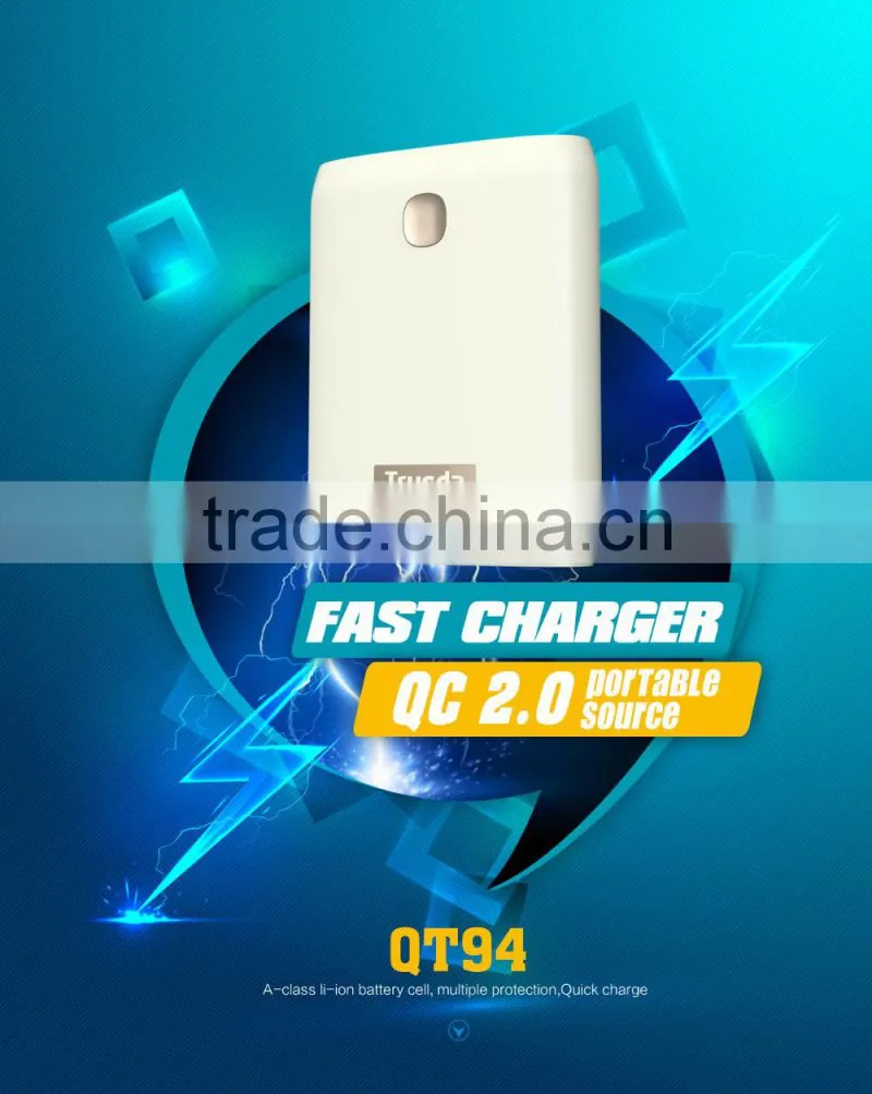 new 10000mAh QC 3.0 protable power bank for pockman go