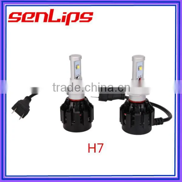 Black 20W H7 9005 9006 H8 H9 H10 H13 LED Headlight for vehicle motorcycle