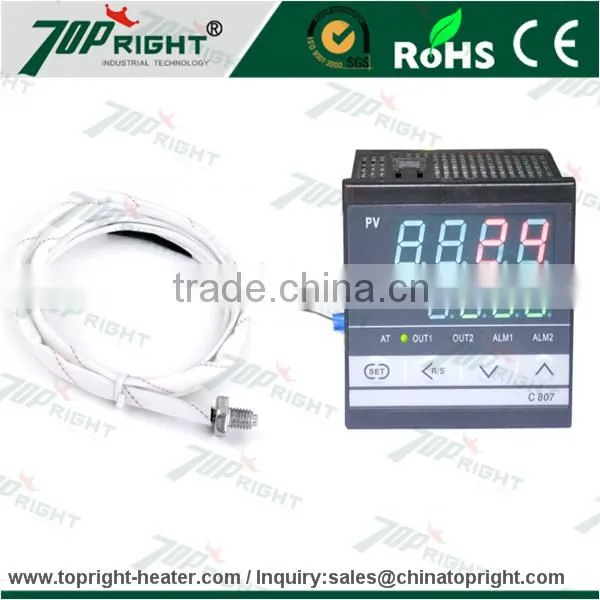 Heating element temperature controller with high temperature sensors Thermocouple PT100