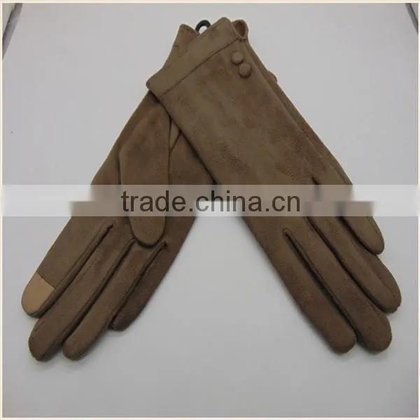 Touchscreen Faux Suede Thin Cycling Hand Gloves
