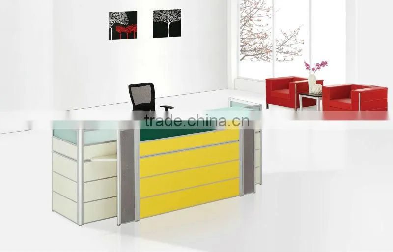 Modern front desk counter beauty salon reception desk