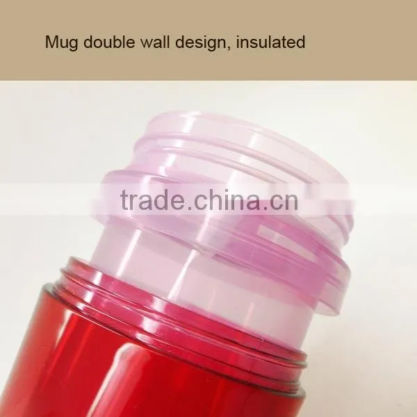 Premium Double Wall 600ml Sport Water Bottle wih Tea Filter