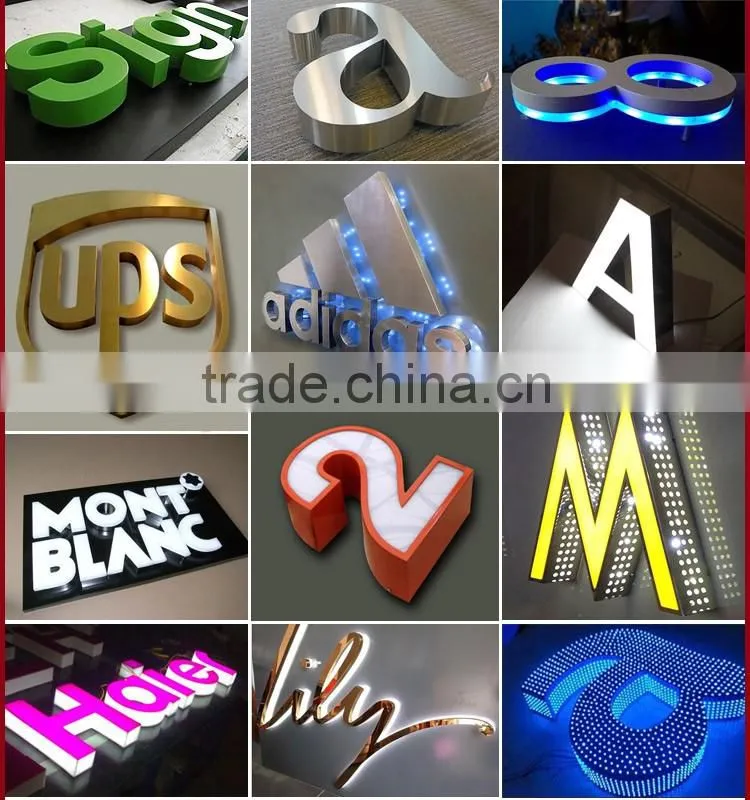 Outdoor advertising vacuum forming silk-screen double sides light box