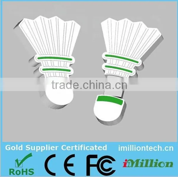 Hot badminton usb flash drive