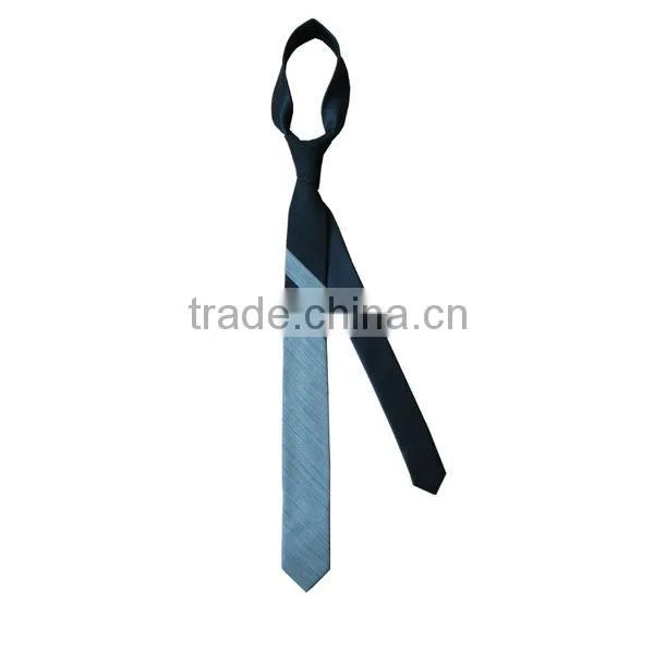 100% SKINNY WOOL STITCHING NECKTIE