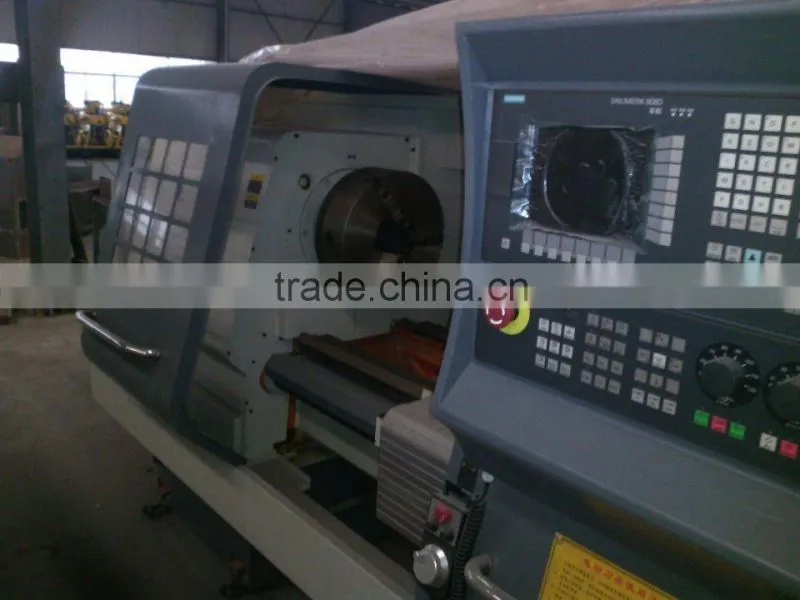 stainless steel tube polishing machine CKG160A CNC tube threading lathe