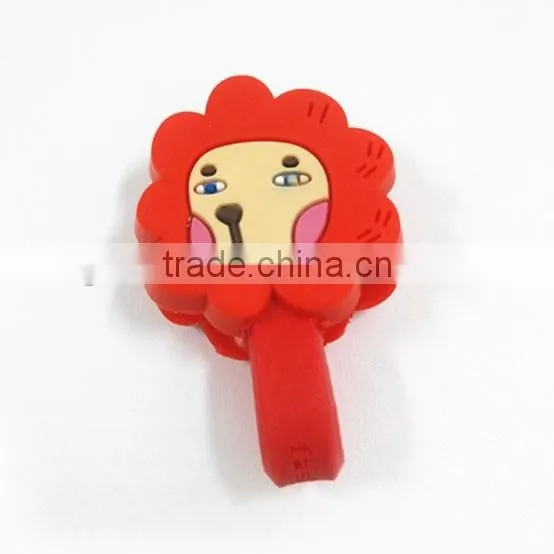 Cartoon Custom Shaped Cute Rubber Headphones cable winder