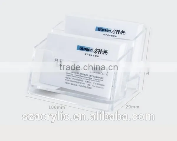 acrylic business card desk holders