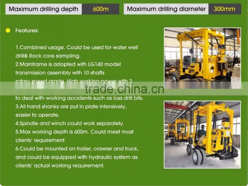 Digging Tools High-Adaptable Deep Well Drilling Machine with Low Price