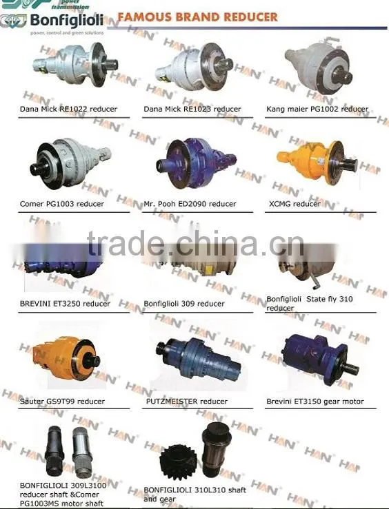 BREVINI ET3150 reducer for putzmeister sany schwing cifa concrete pump spare parts