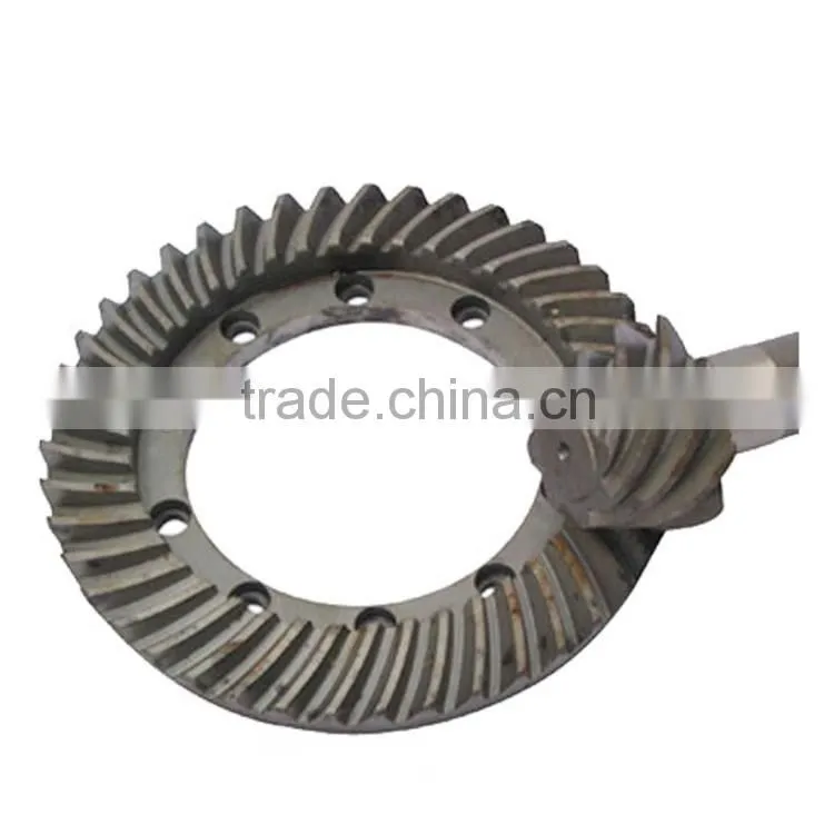 High torque low noise bevel gear engine