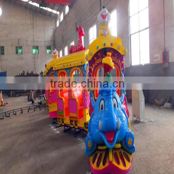 animal toys design amusement park equipment mini electric elephant train ride for kids