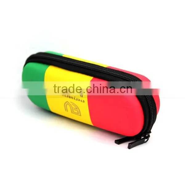 New sale Red/green/yellow three bars ego ce4 zipper case zipper pencil case