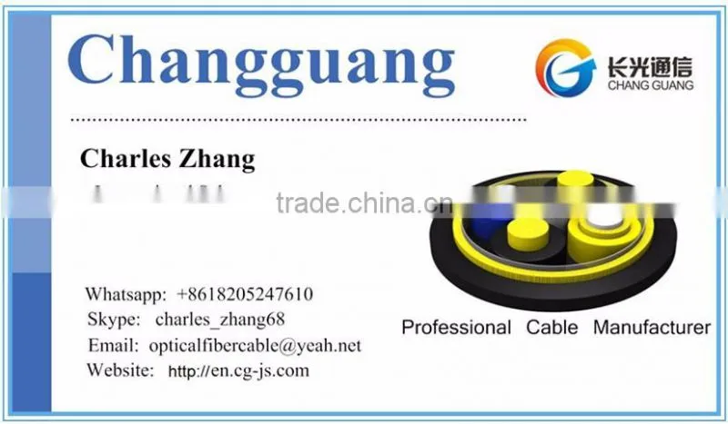 China Cable Manufacturer Changguang optical fiber cable joint closure ftth FRP g652d Self Supporting Bow Type Drop Cable