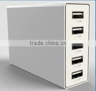 AOTECH 5 port AC power charger adapter usb hub
