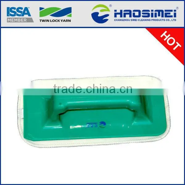 Microfiber flat floor clean washboard easy mop base for hand grip