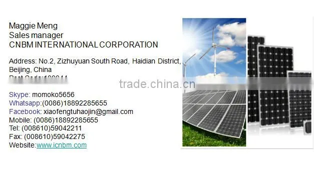 Cigs Solar Panel with great price high quality /MJ