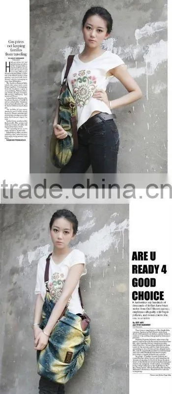 Alibaba Professional Bag Factory Classic Denim Shoulder Bags Woman handbags