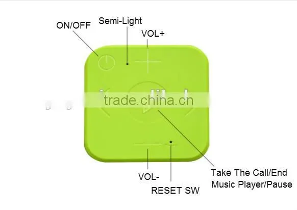 Wireless,Portable,Mini Special Feature and 1 Channels Logo Branded Speaker For Company Anniversary Gifts