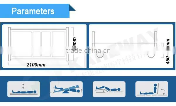Central locking five functions disabled abs electric hospital patient beds
