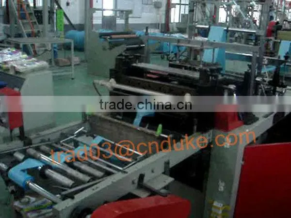 DK-350 8 Folded Garbage Bag Making Machine