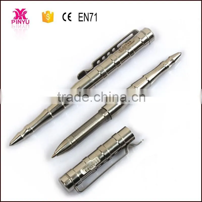 heavy type Stainless steel metal tactical ballpoint pen for self-defense with attack head