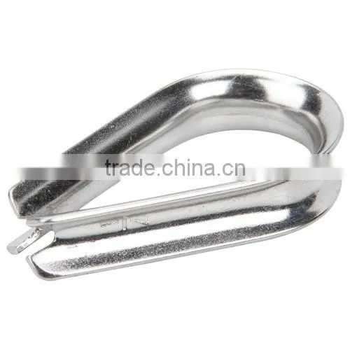 Stainless Steal Wire Rope Thimbles/ Bright Surface/ Self-colored and Powder Coated