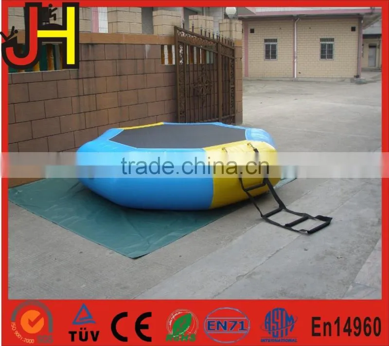Top quality inflatable bungee trampoline, cheap water trampolines, aquatic inflatable trampoline