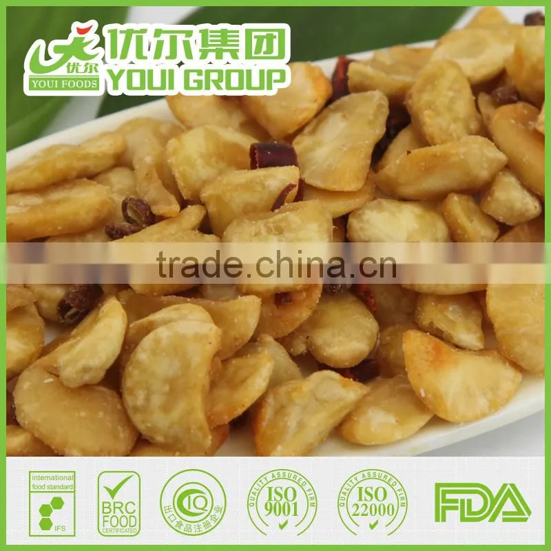 Manufacturer of Beans Supply Crispy Seaweed Broad Bean Chips Snack