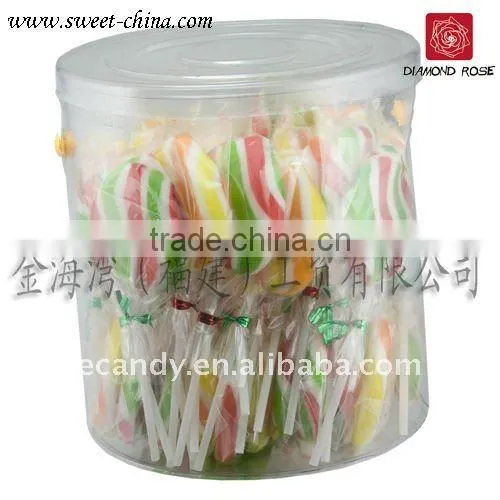Flat frog lollipops