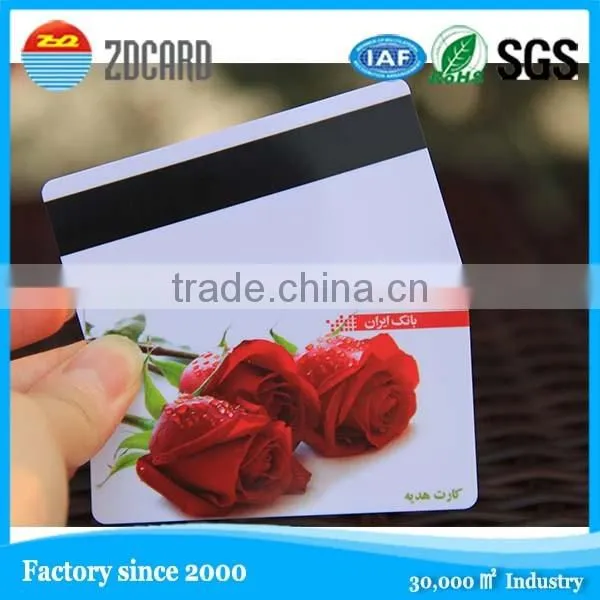 Printable id proximity card with magnetic strip