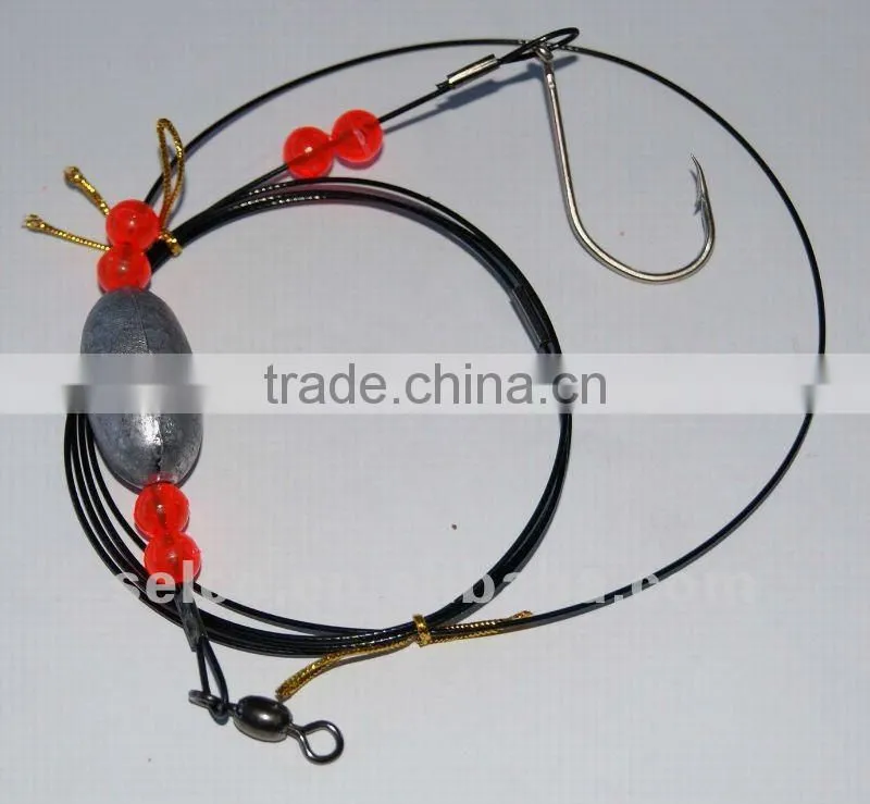 Chinese qualitied,3pc hook,octopus fishing rigs