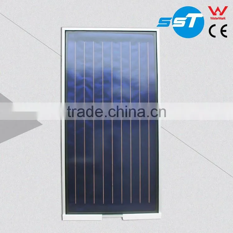 Flat Plate Solar Collector with Bluetec eta plus coating