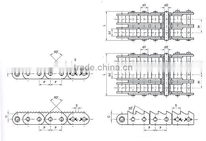 sharp top roller chains
