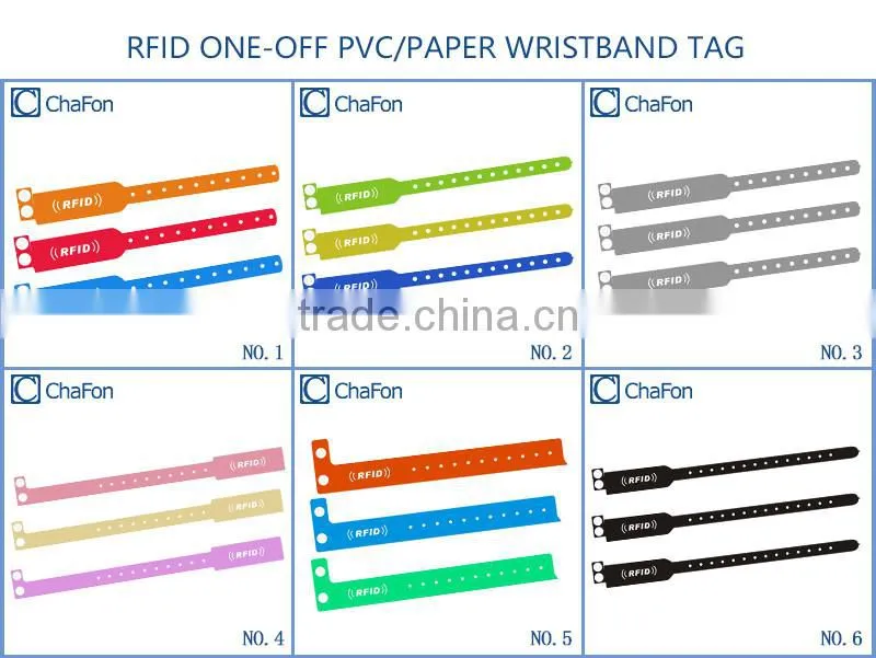 rfid 125khz wrist tag made by silicone with em4100 chip inside provide different color for option