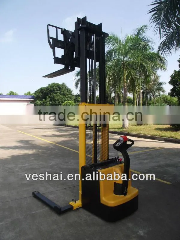 1ton 2.5meter power stacker,walkie forklift VH- WSX with battery