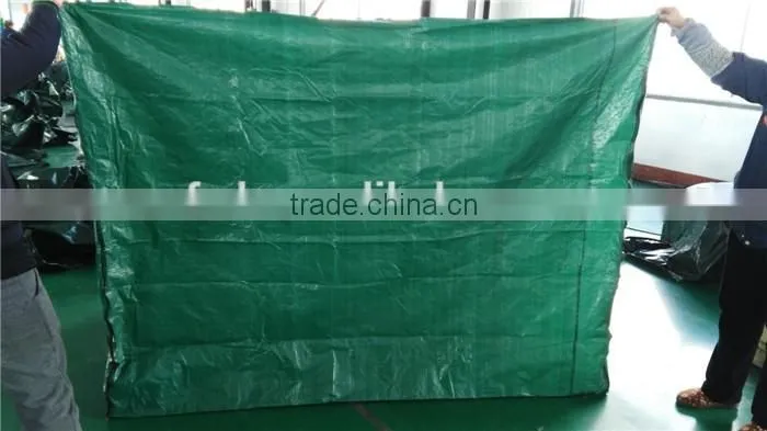 low price furniture cover, green color pe fabric cover, high quality covering