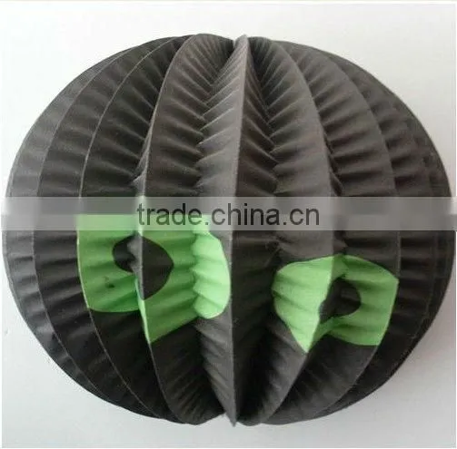 Handing round shape halloween paper lanterns/ chinese lanterns