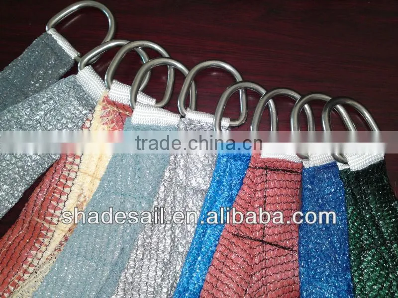 100% HDPE 5 year UV warranty factory colourful cheapier flat wire shade net
