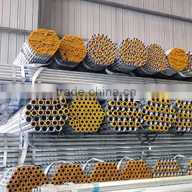 3"1.7mm Hot Dipped Round Steel Galvanized Pipe Used For Construction