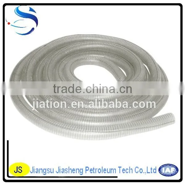 Factory Supply Steel Wire Reinforced Spring Pvc Hose Pipe