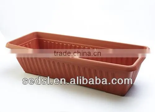 PP Plastic Type and Not Coated Finishing Plastic vegetable planter