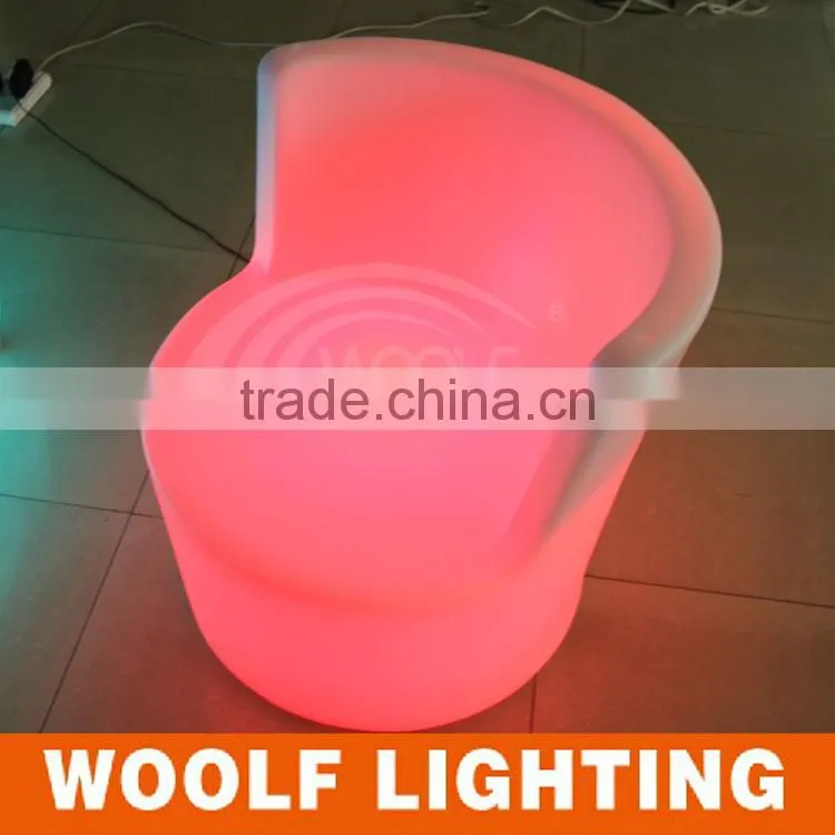 Restaurant Rechargeable LED Light Coffee Illuminated Seat